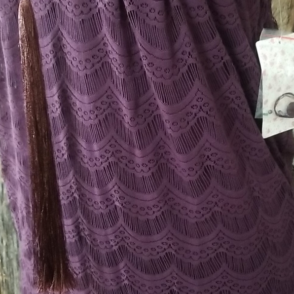 NEW! NWT! FREE PEOPLE BEADED LACE DRESS/LONG TOP! - Picture 6 of 8